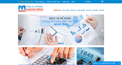 Desktop Screenshot of khanhbinh.vn